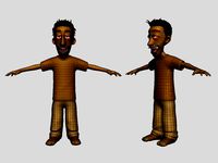 Lazy Cartoon Character