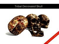 Decorated Skull Zbrush