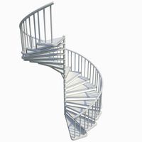Spiral Stair Low Poly