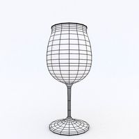 Burgundy Red Wine Glass