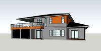 Typical Modern American House Architecture