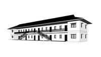 8 Unit Apartment Affordable Social Housing Building Architecture
