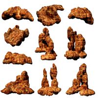 Low poly PBR Desert Cave Modular Pack A
