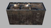 Abandoned Medical Washbasin