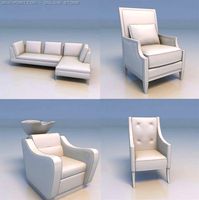 Sofa couch lounge 3D Model