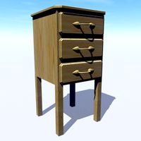 Pine chest of draws : Single