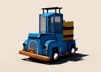 car stylized cartoon