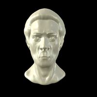 Sculpt of a man's head