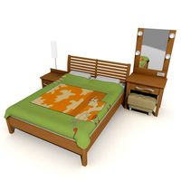 bed-nightstand-make-up-table
