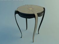 A 3D Model of Deco Table 3D Model