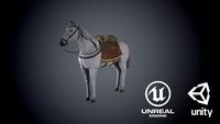 Beautiful Horse For Games