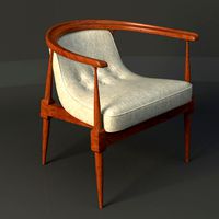 Mid Century Blanket Chair