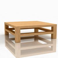 Table modern 4 ash wood