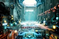 SCIFI STATION Vol.2 - Stylized Low Poly 3D Art Asset Pack