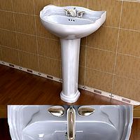 TOTO Dartmouth Sink & Moen Villeta Faucet Set