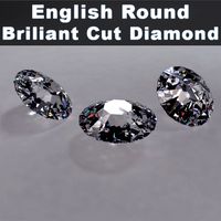 English Round Cut Brillinat Cut Diamond