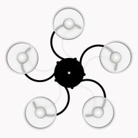 Chandelier in high-tech style