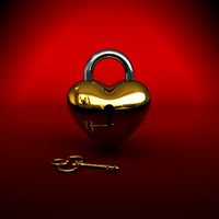 heart key