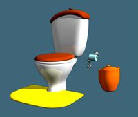 Cartoon WC
