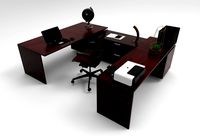 Office Director's Wooden Desk