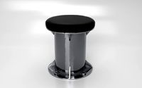 Steel Stool PBR for Cinema4D Blender and Other