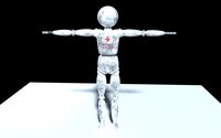 3D Robot for Cinema4D and Blender