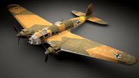 Heinkel He 111 german bomber aircraft