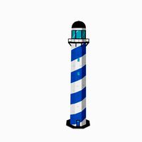 Lighthouse low poly 3D model
