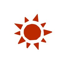 Cartoon sun