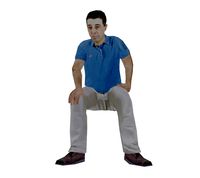Sitting Young Man
