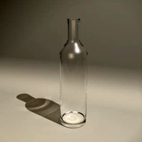 Clear Glass Bottle