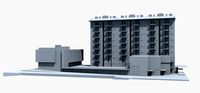 Mall and Residential Building Exterior