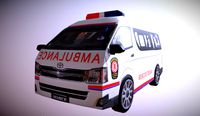 Thai Rescue Van Rescue Van Lowpoly