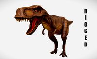 Rigged Trex Character