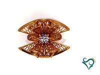 diamond gold ring printable jewel gemstone ring 3D print model