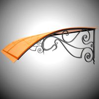 Wrought Iron Awning 17