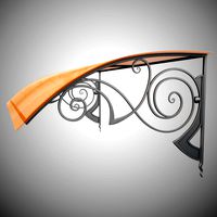 Wrought Iron Awning 14