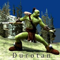 Durotan orcs for Poser