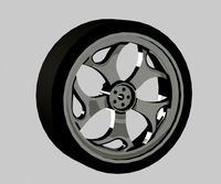 Automobile cast titanium disk