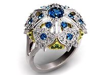 Gold ring with a diamond 40