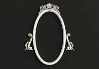 Oval Mirror Frame