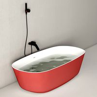 Antonio Lupi BAIA Bathtub and LUCKY 7 Bathtub mixer