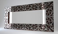 Devon&Devon Mirror Maine Silver