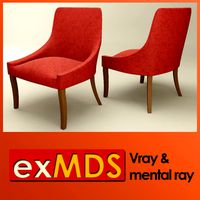 Dressing Room Chair (vray & mr)