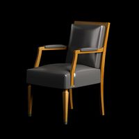 Wooden Chair with Arm 005