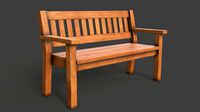 Wooden Bench