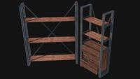 RUSTIK Shelf Set 3D Model