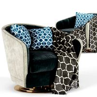 Concentric Swivel Caracole chair