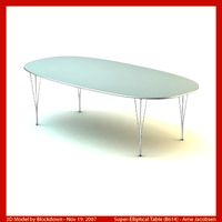 AJ Super-Elliptical Table 240x120x72 B614