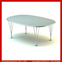 AJ Super-Elliptical Table 135x90x52 B211